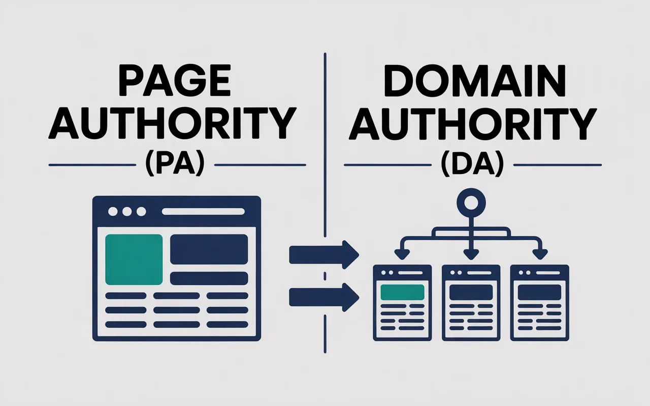 Page Authority (PA) vs Domain Authority (DA)